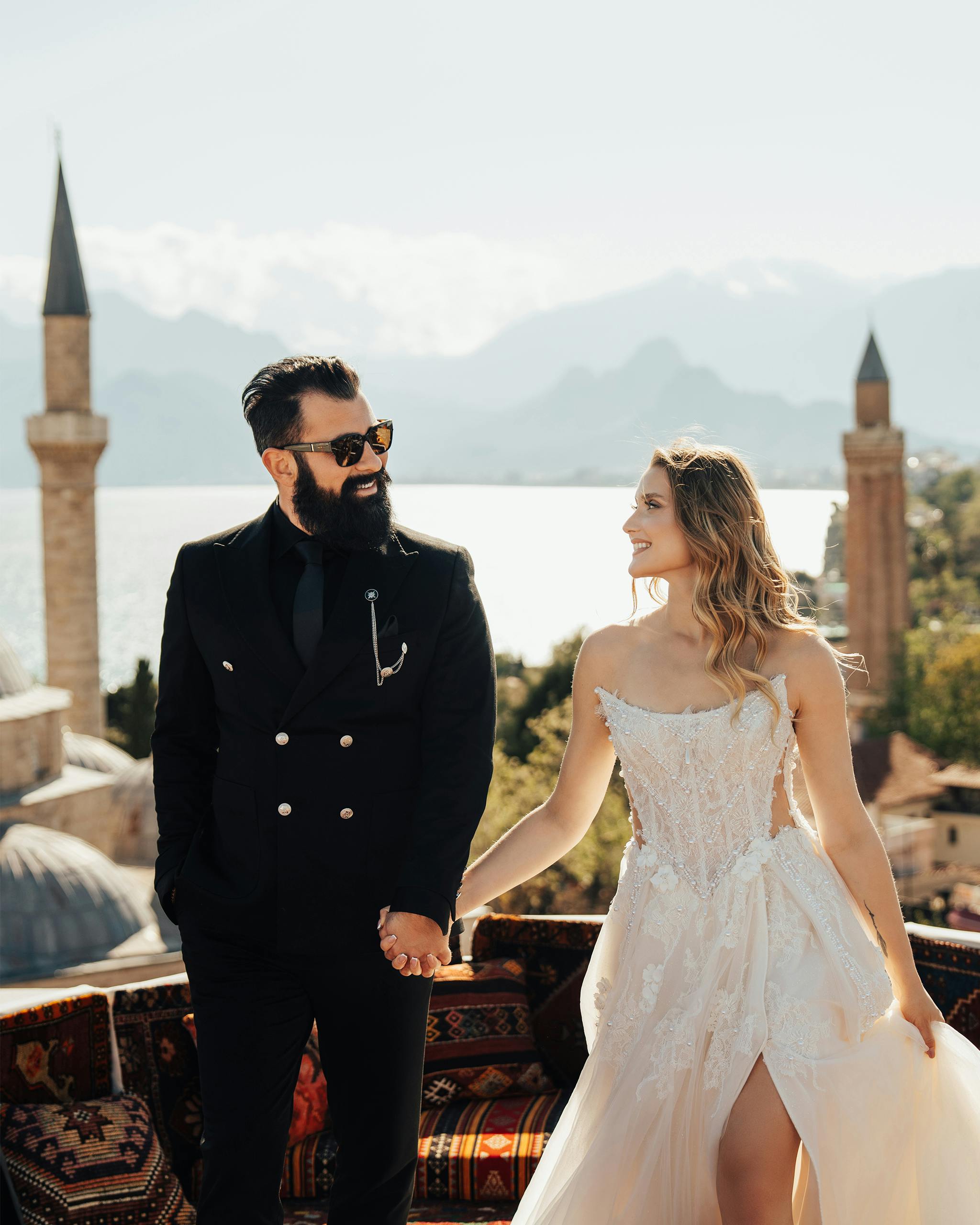 Masa de receptie decorata